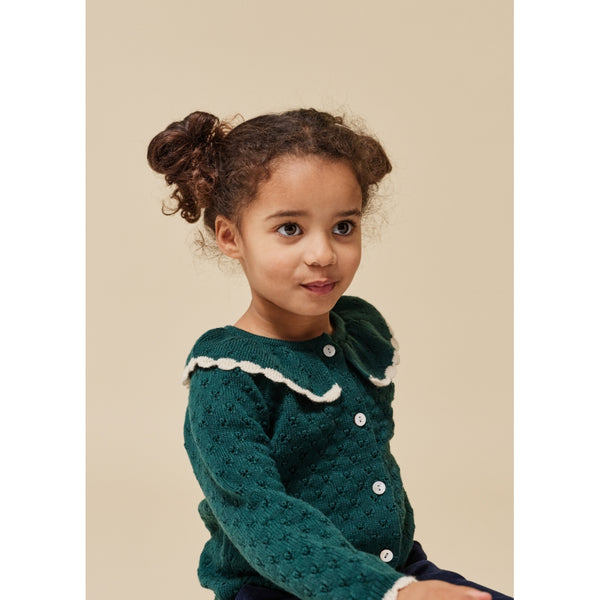 Konges Sløjd, Holiday Knit Cardigan in Forest – CouCou