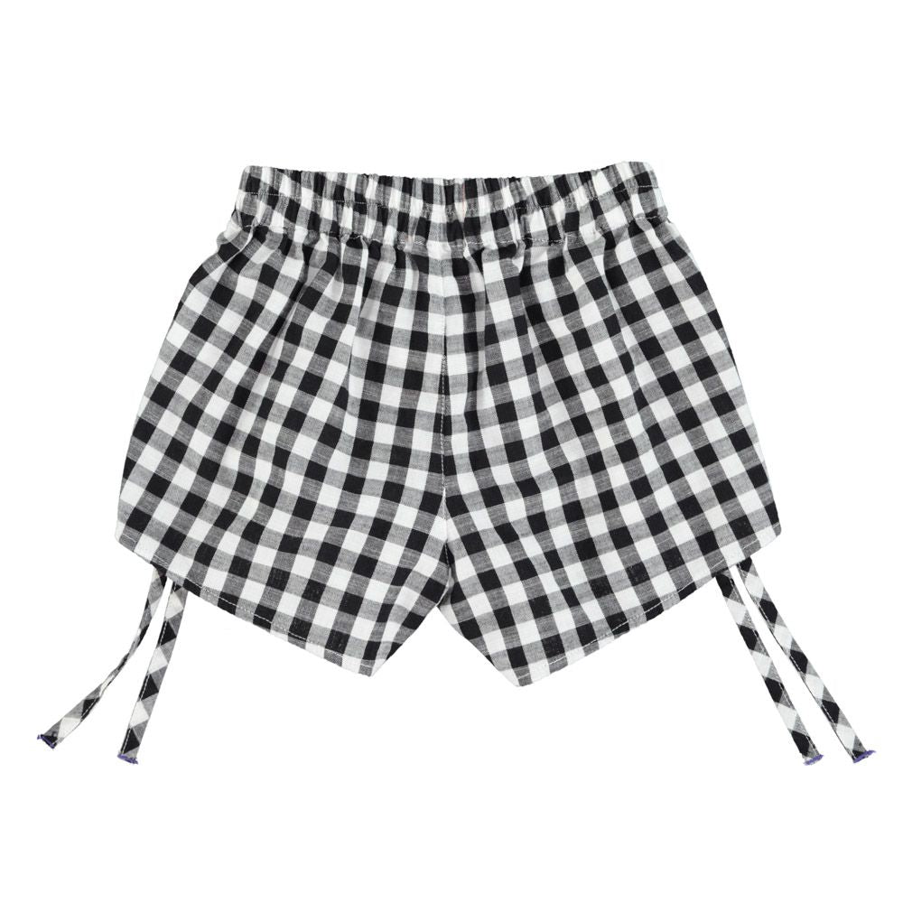 Shorts in Black & White Checkered