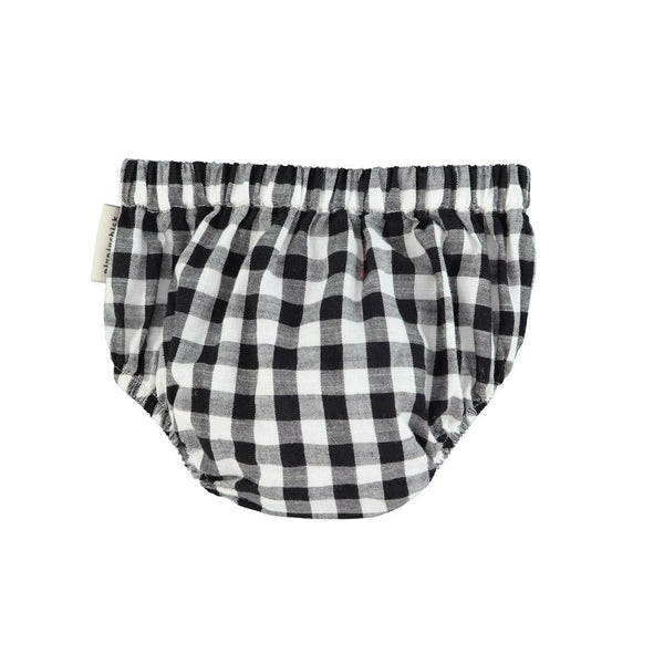 Baby Bloomers in Black & White Checkered