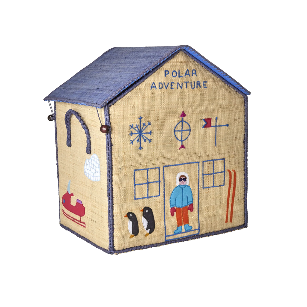 Medium Toy Basket House in Natural Adventure Design