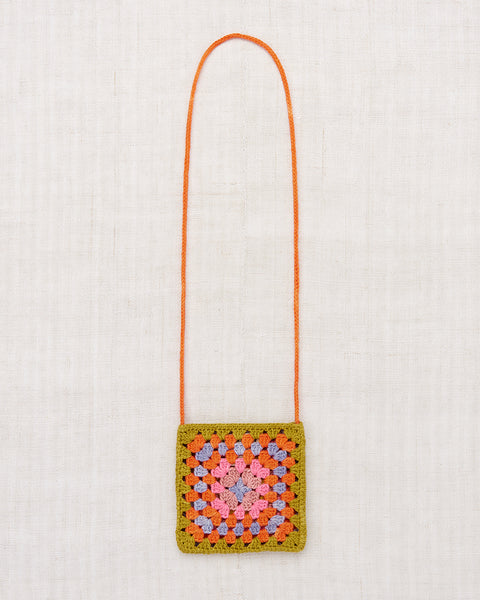 Crochet Big Square Bag in Poppy