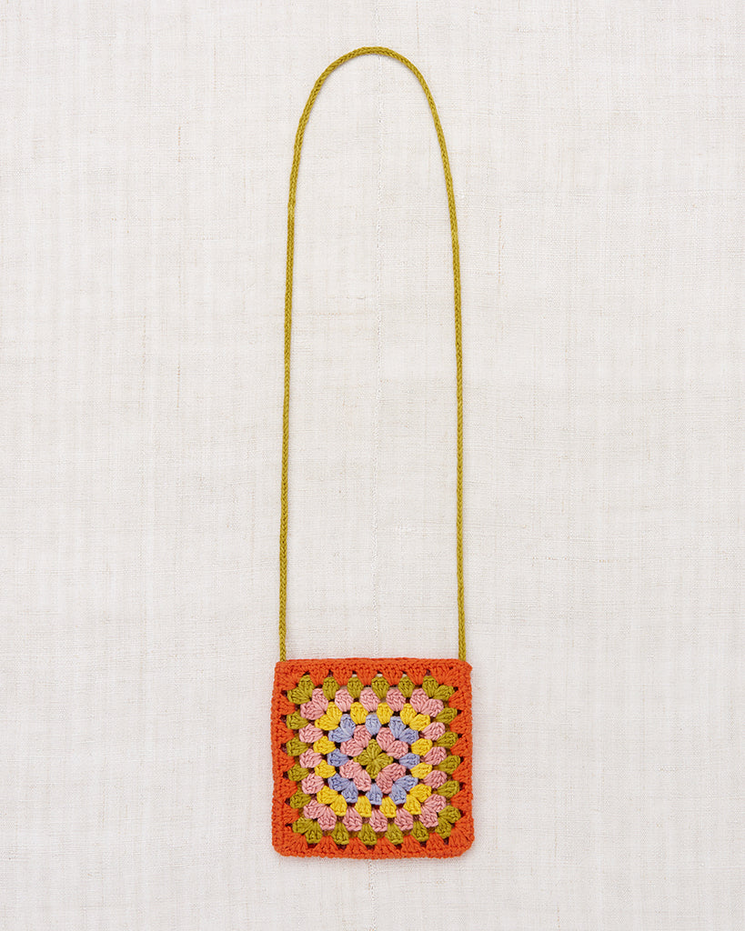 Crochet Big Square Bag in Pistachio