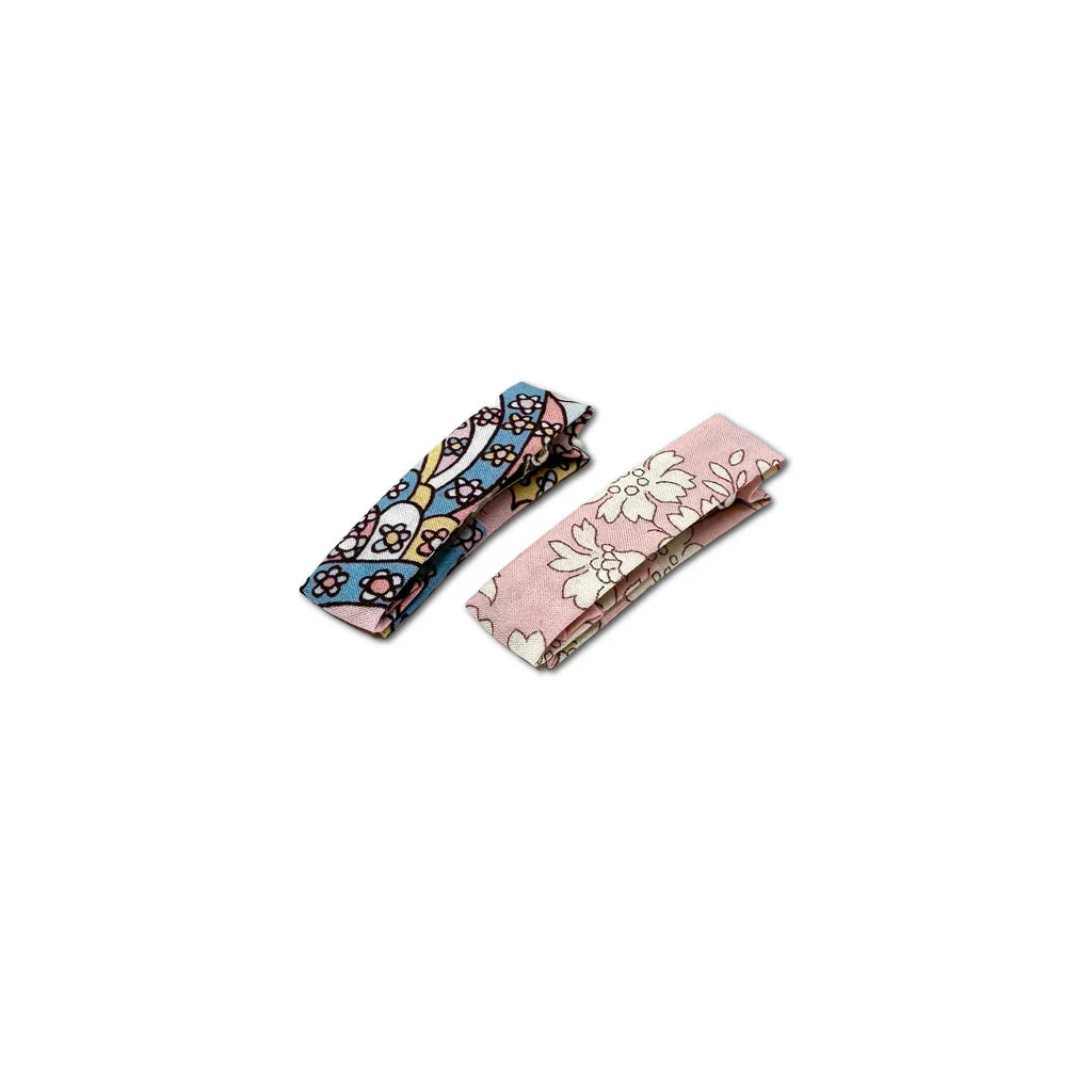 Liberty Bar Clips in Pink Pastels