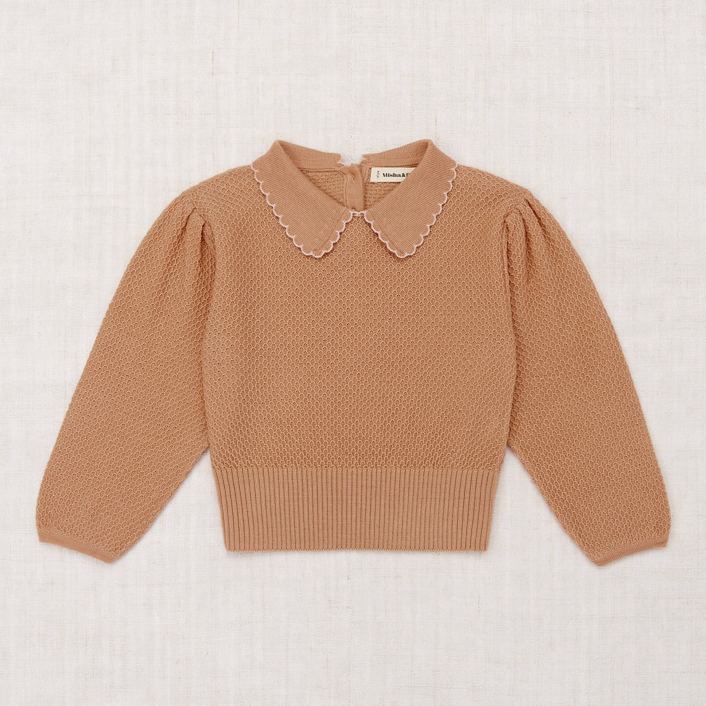 Bow Joanne Sweater in Rose Gold
