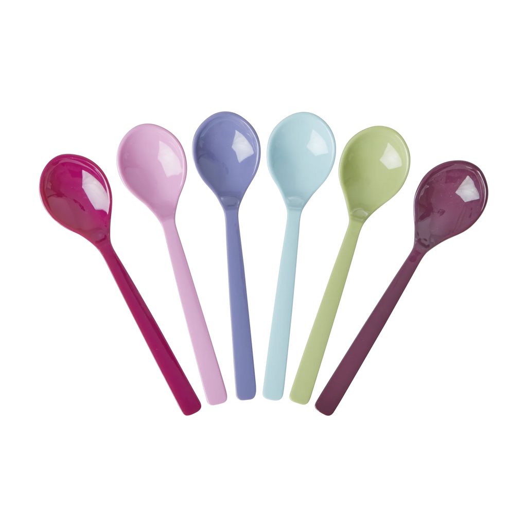 6 Spoons in Assorted Favorite Colors