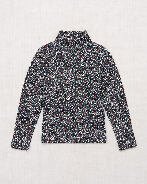 Turtleneck in Carbon Mini Floral