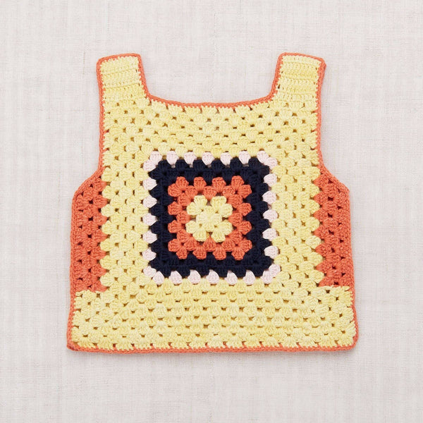 Cotton Lake House Vest in Vintage Yellow