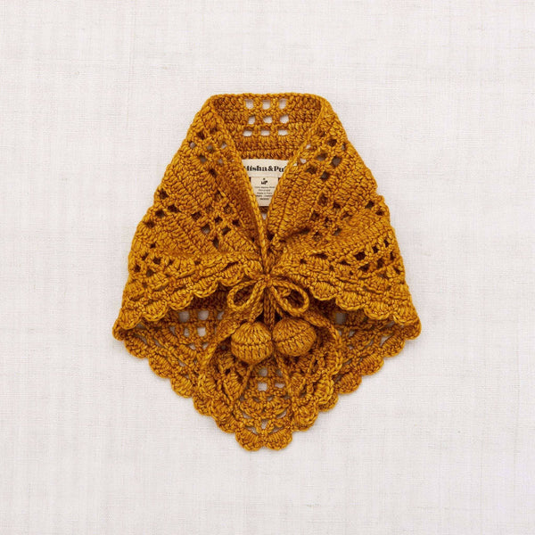 Misha and Puff, Crochet Kerchief in Marigold – CouCou