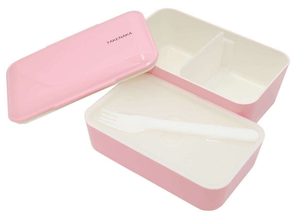 TAKENAKA Bento Box Bag From, Perfect for Lunch Time (Pink x Gray)