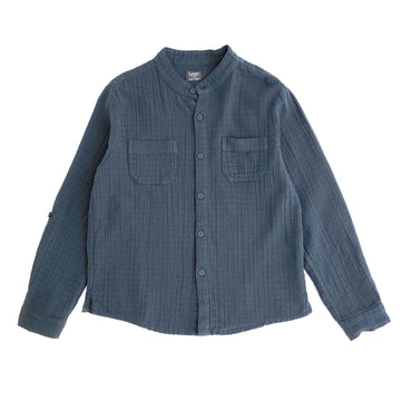 Tocoto Vintage,L/S Shirt in Blue,CouCou,Boy Clothes