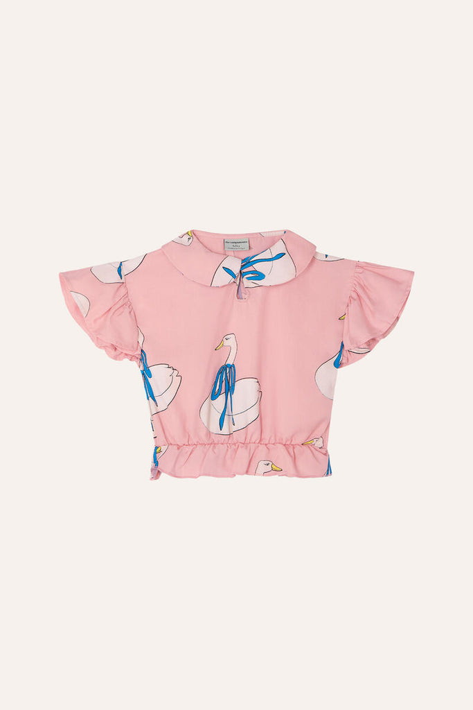 Swans Blouse in Pink