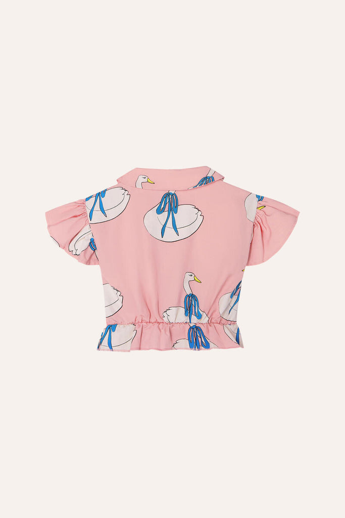 Swans Blouse in Pink