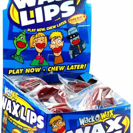 Wax Lips, Cherry Flavor Candy