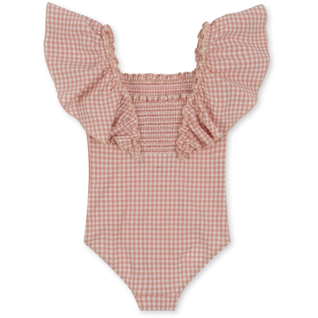 Fresia Swimsuit in Pink Checks