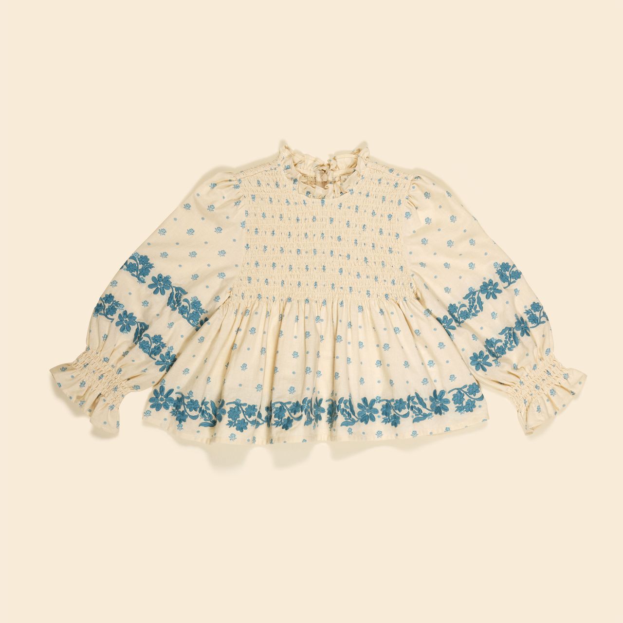 か*め様 apolina Mia Top Meadow Calico Cashe Apolina, Mia Top in Meadow Calico Cashew – CouCou