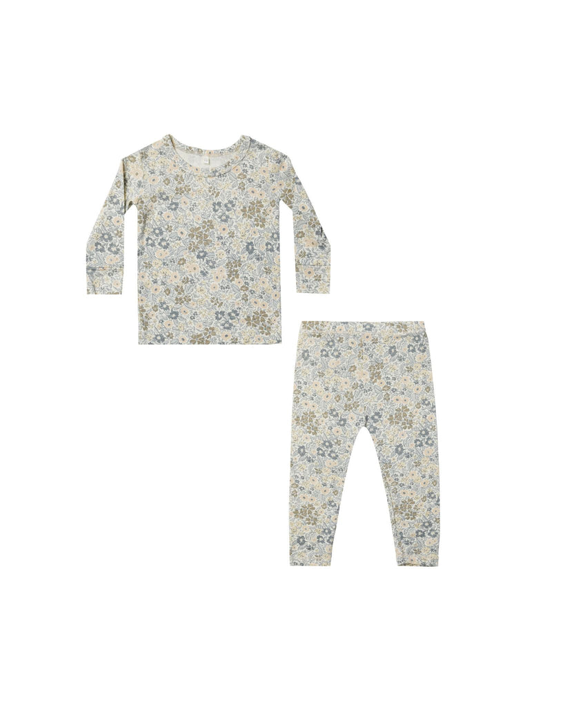 Bamboo Pajama Set in Winter Garden