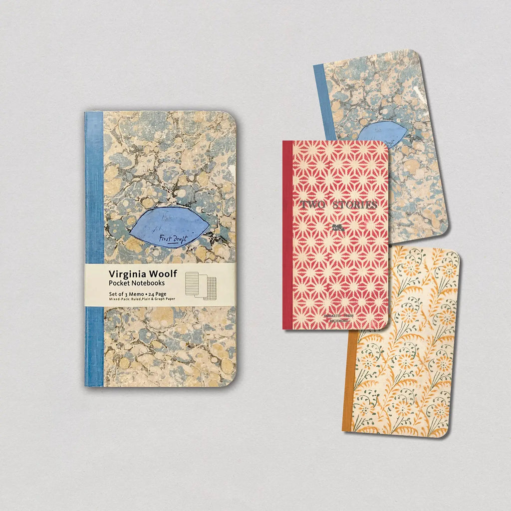 Virginia Woolf - 3 Pocket Notebooks