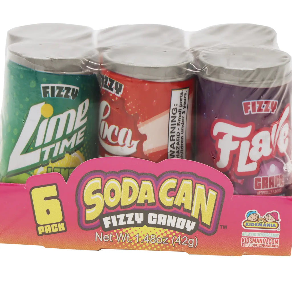 Kidsmania Fizzing Soda Can Candy