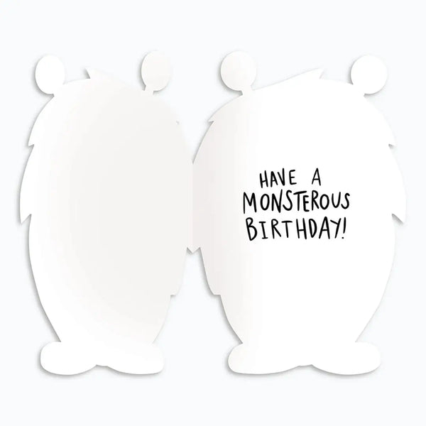 Die Cut Monsterously Fun Birthday Card