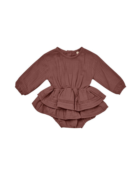 Rosie Romper in Plum