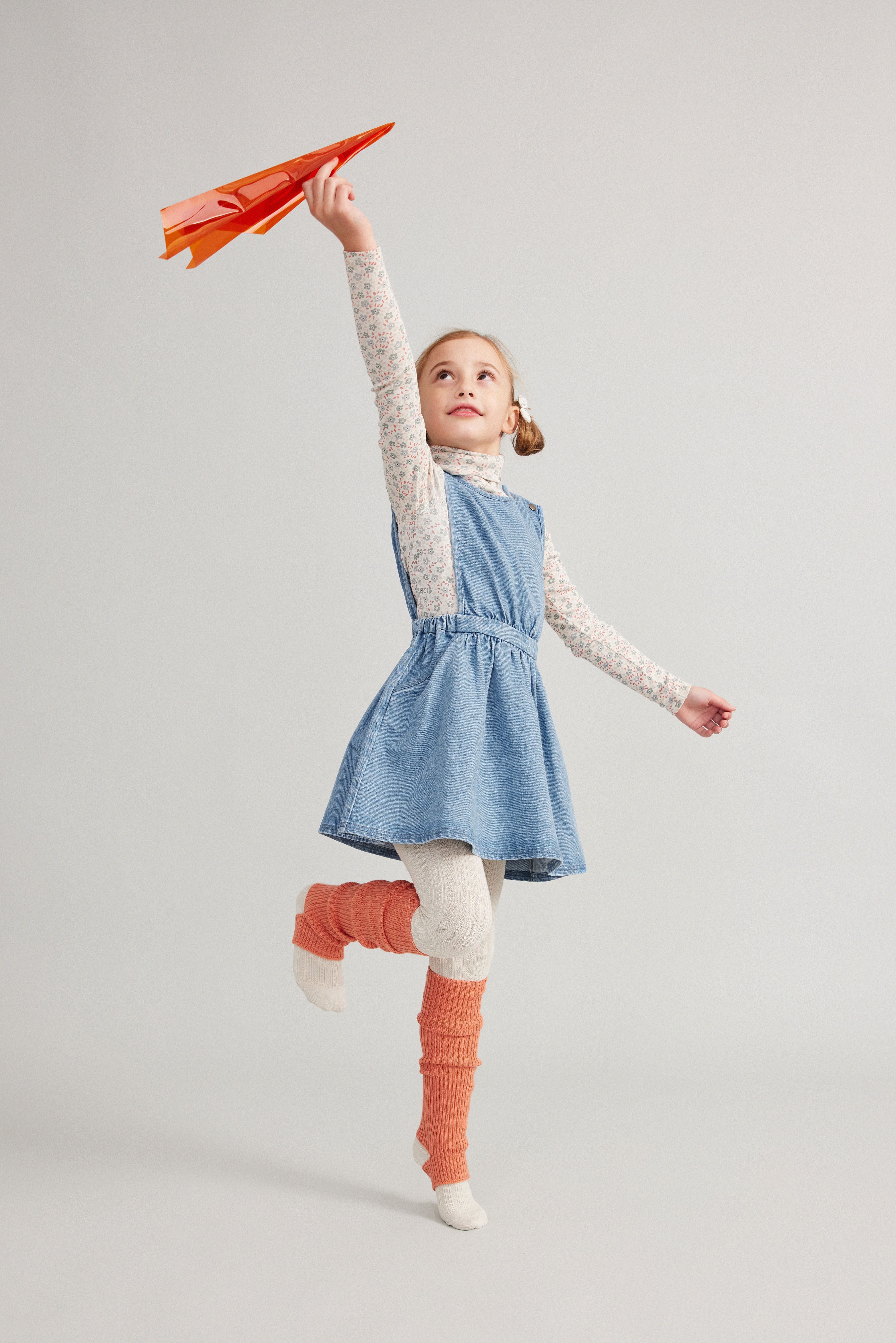 Soor Ploom, Tippi Pinafore in Light Denim – CouCou