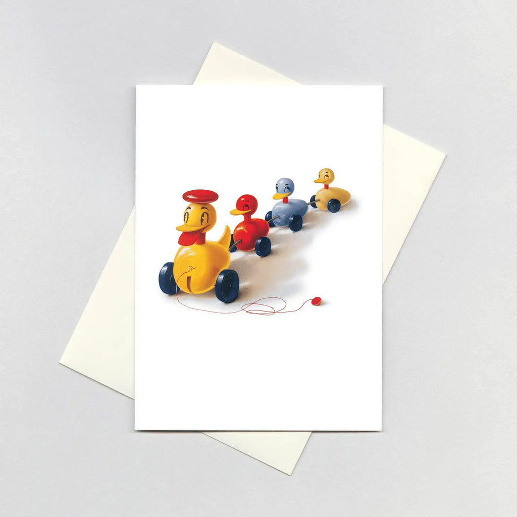 Duck Toy Baby Card