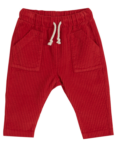 Corduroy Pant in Red