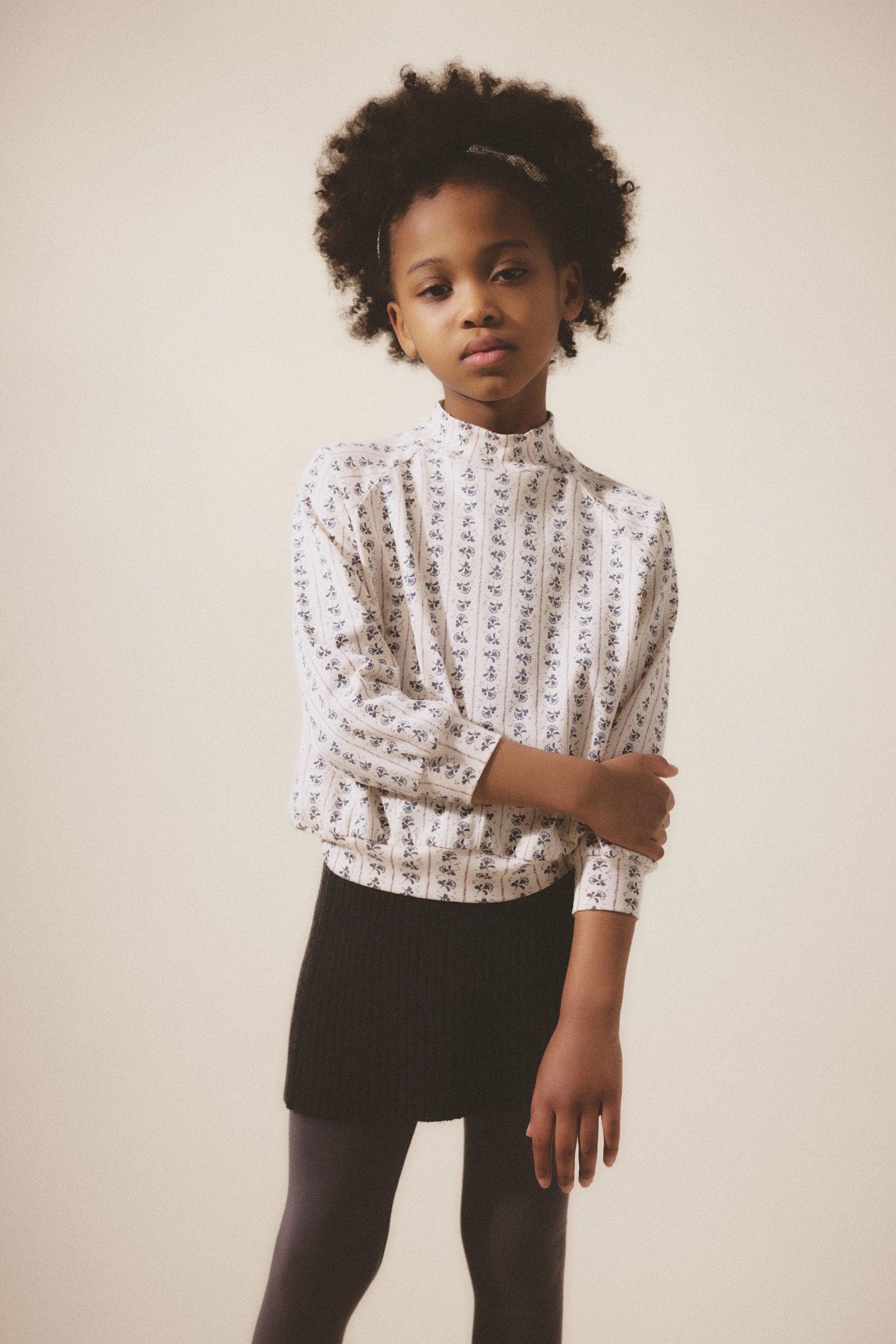 トップス soor ploom RAGRAN MOCK TEE-THISTLE 6Y soor ploom☆RAGRAN MOCK TEE-THISTLE ☆6y