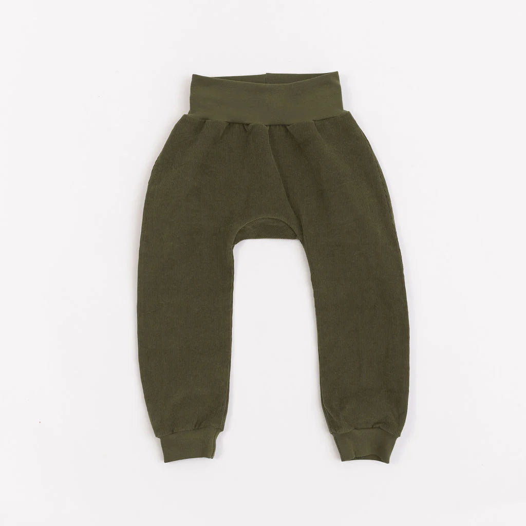 Corduroy Jogger Pant in Olive