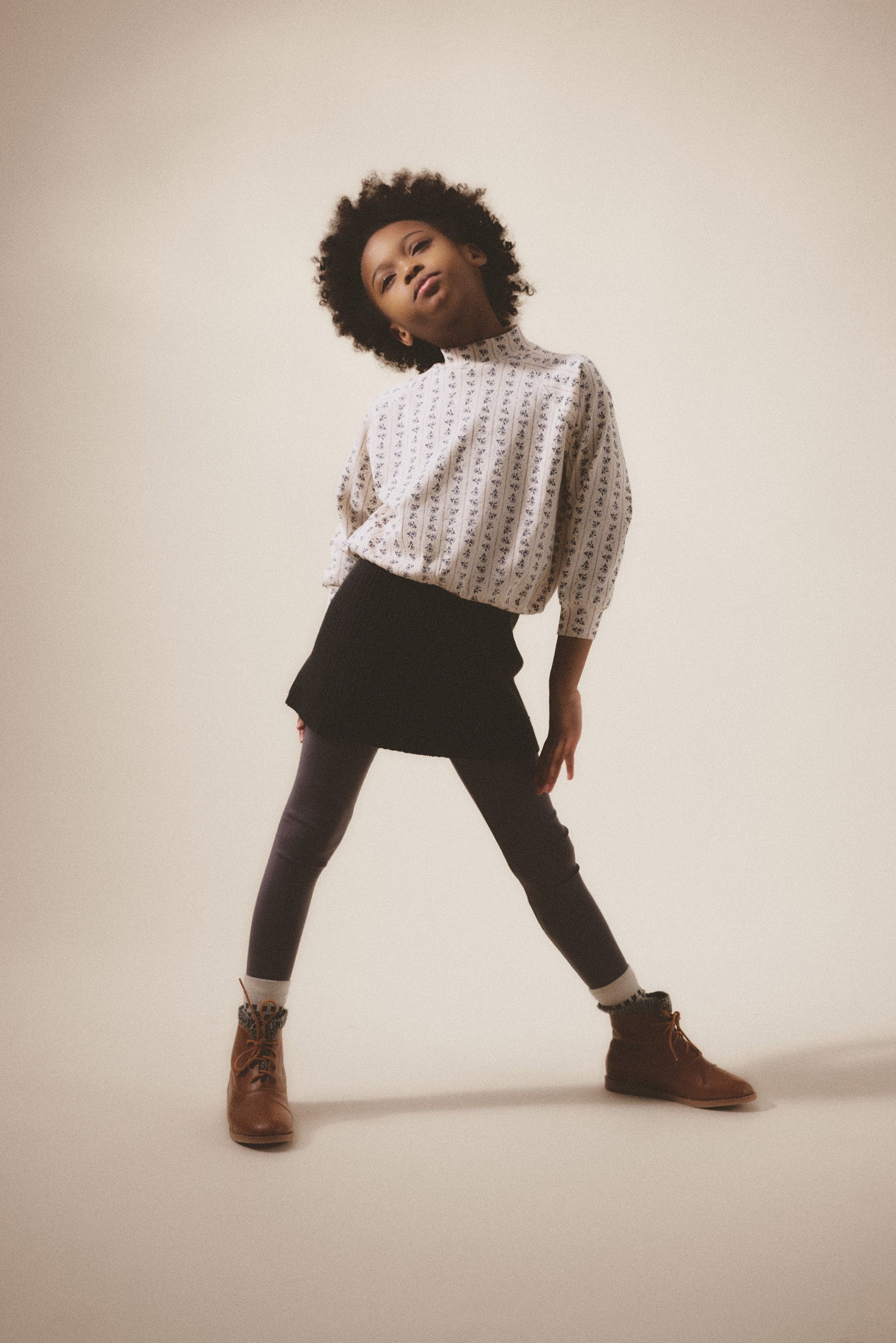 トップス soor ploom RAGRAN MOCK TEE-THISTLE 6Y soor ploom☆RAGRAN MOCK TEE-THISTLE ☆6y