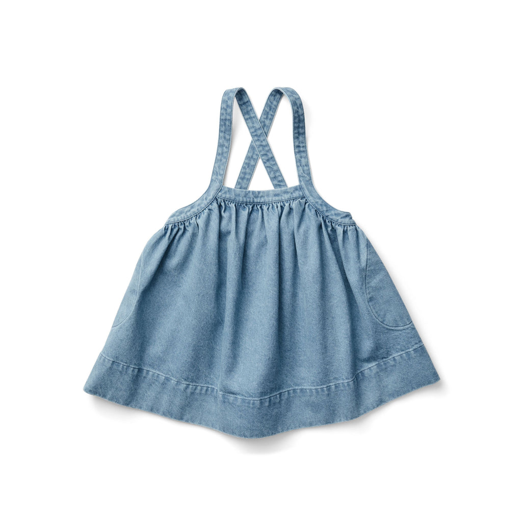 Eloise Pinafore in Denim
