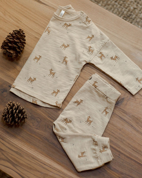 Deer Slouch Pant in Champagne