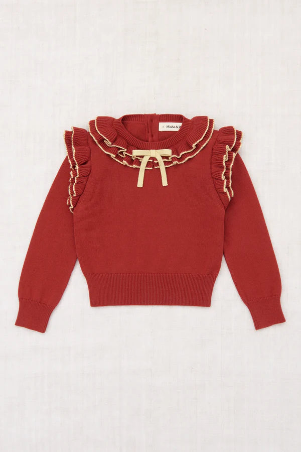 Misha and Puff, Cotswolds Ondine Top in Garnet – CouCou