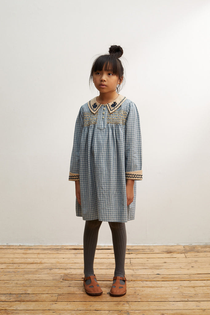 Minnie Dress in Worker Check