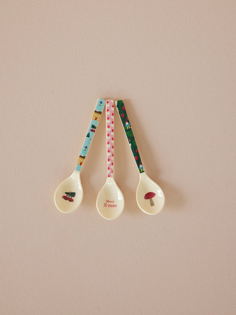 Spoons in Assorted Christmas Prints