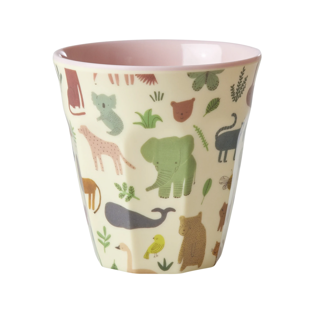 Cup with Sweet Jungle Print - Pink