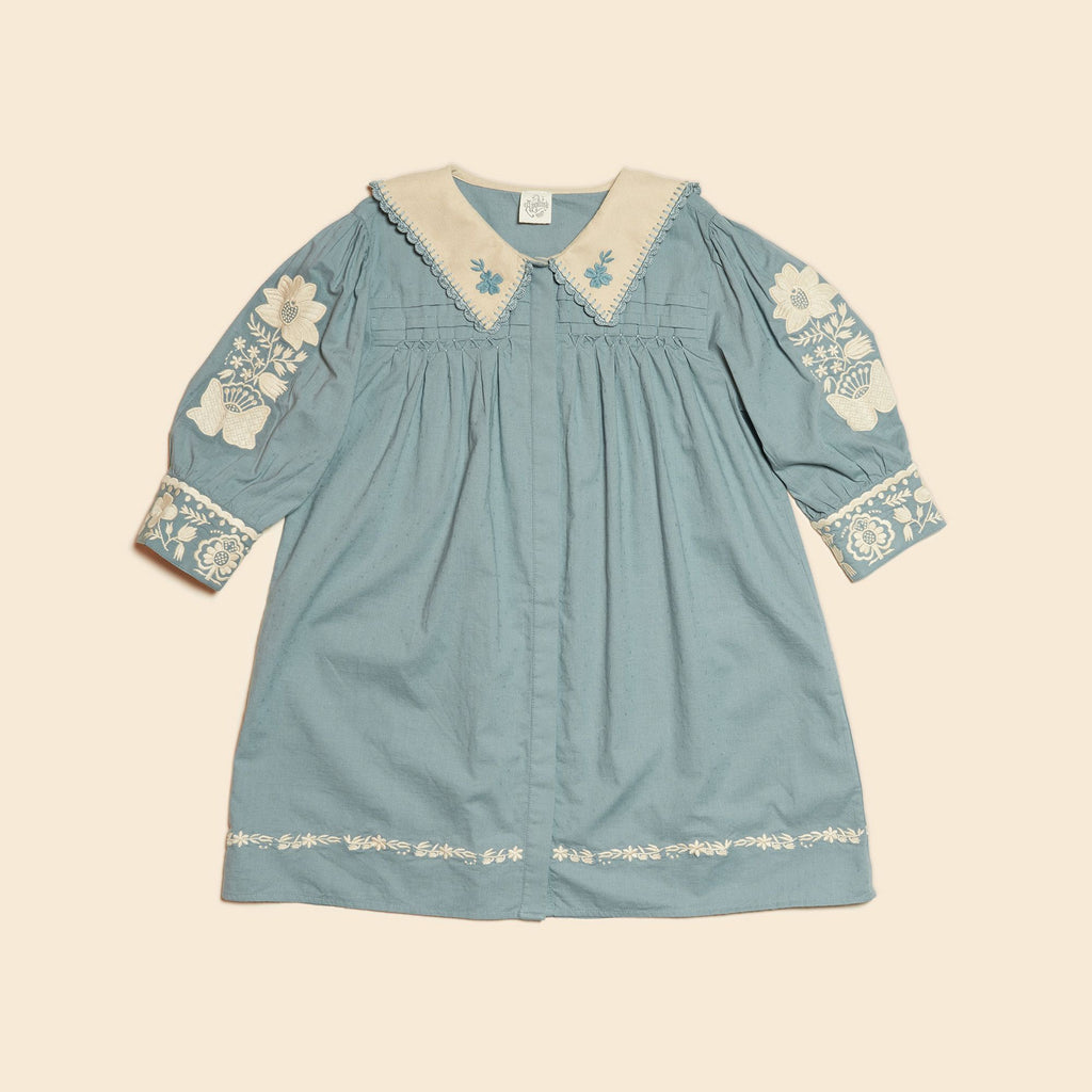 Bette Shirt Dress in Bluebell