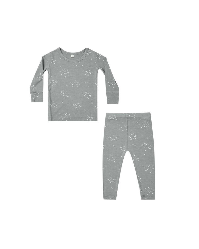 Bamboo Pajama Set in Dusty Blue