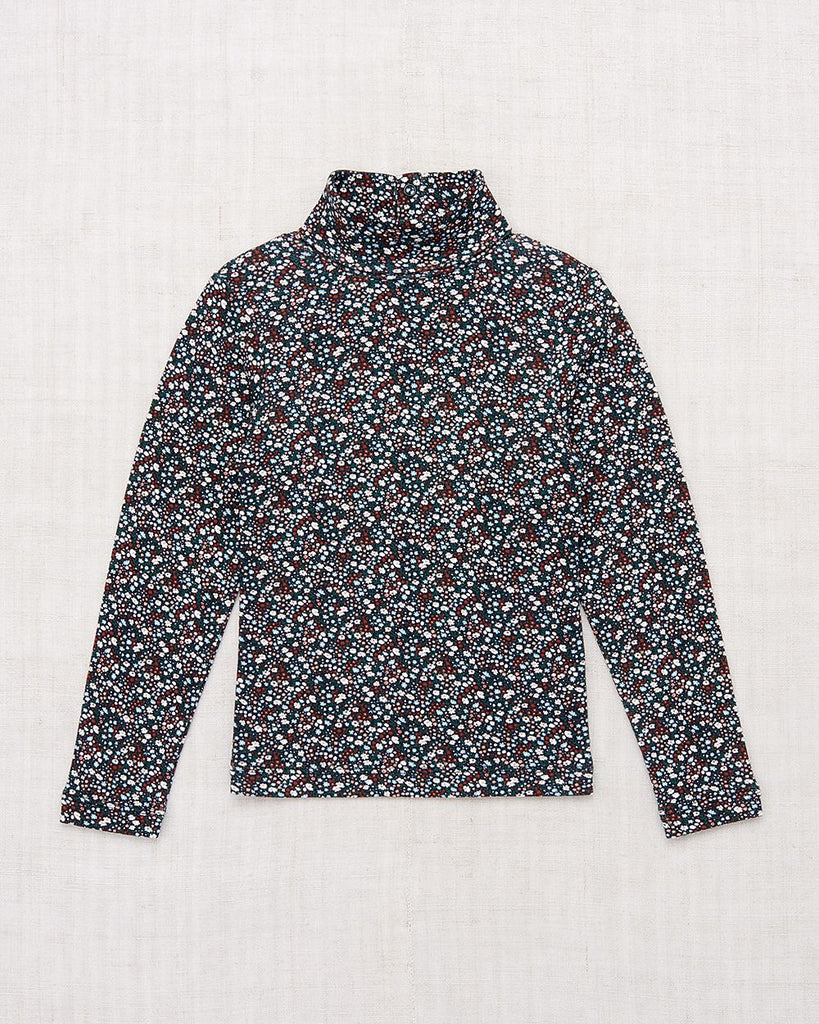 Turtleneck in Carbon Mini Floral