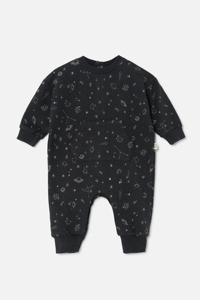 Star Jumpsuit in Dark Grey