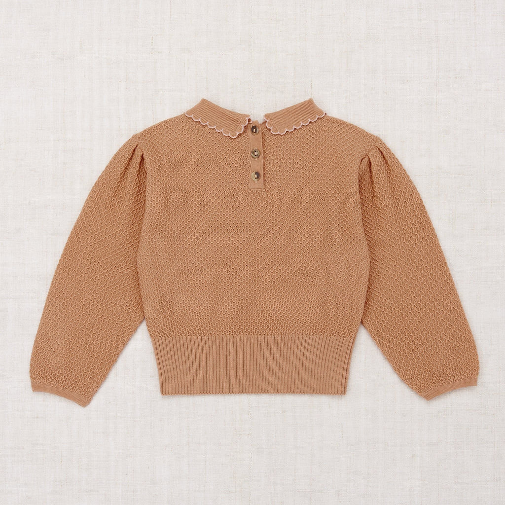 Bow Joanne Sweater in Rose Gold