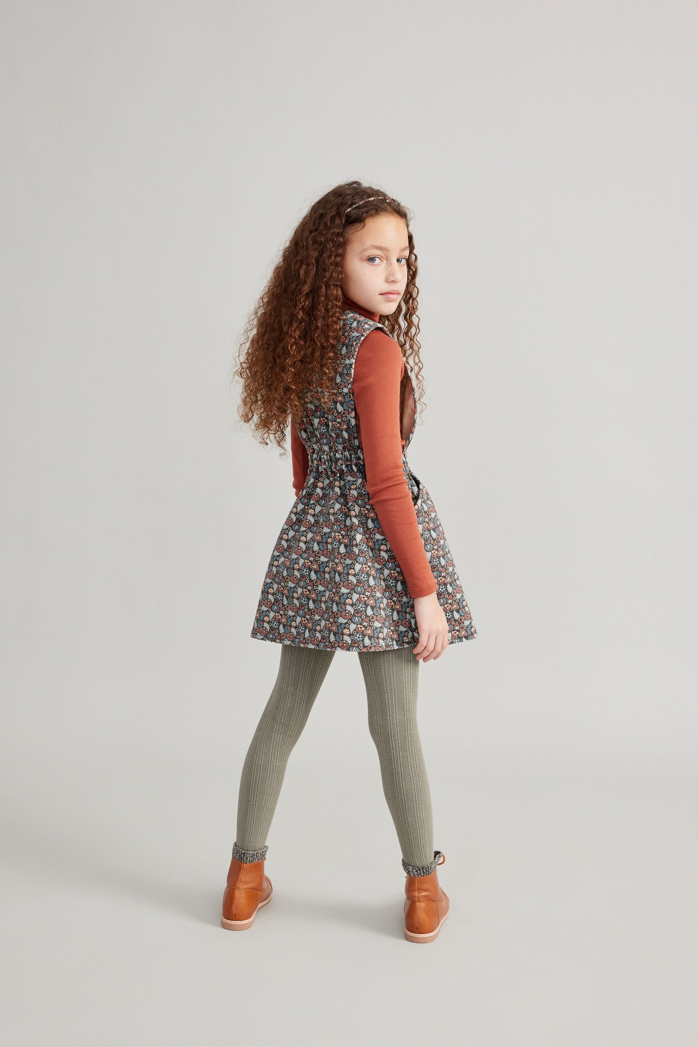 Soor Ploom, Tippi Pinafore in Kaleidoscope Print – CouCou