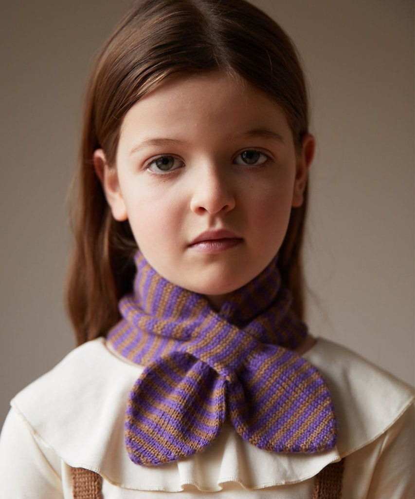 Neckie in Grape/Camel