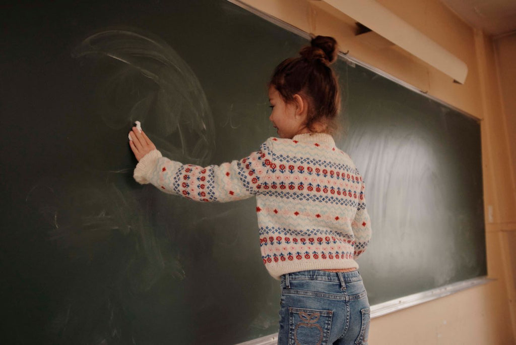 Jacquard Pullover in Ecru