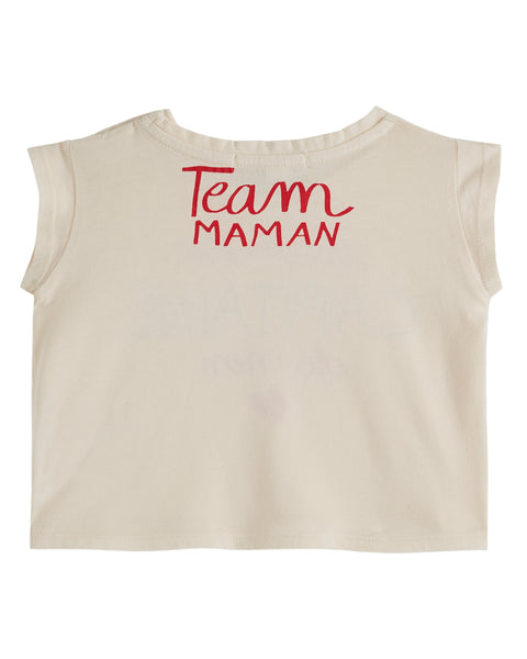 Maman Capitaine T-Shirt in Cream