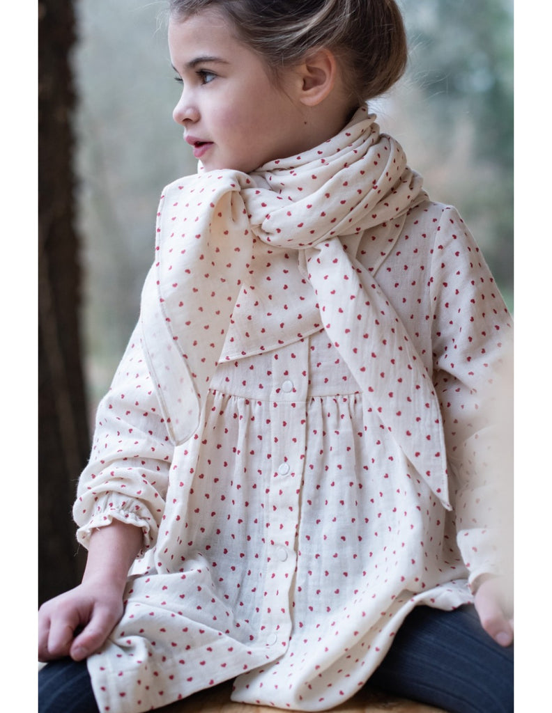 Anemone Dress in Hearts