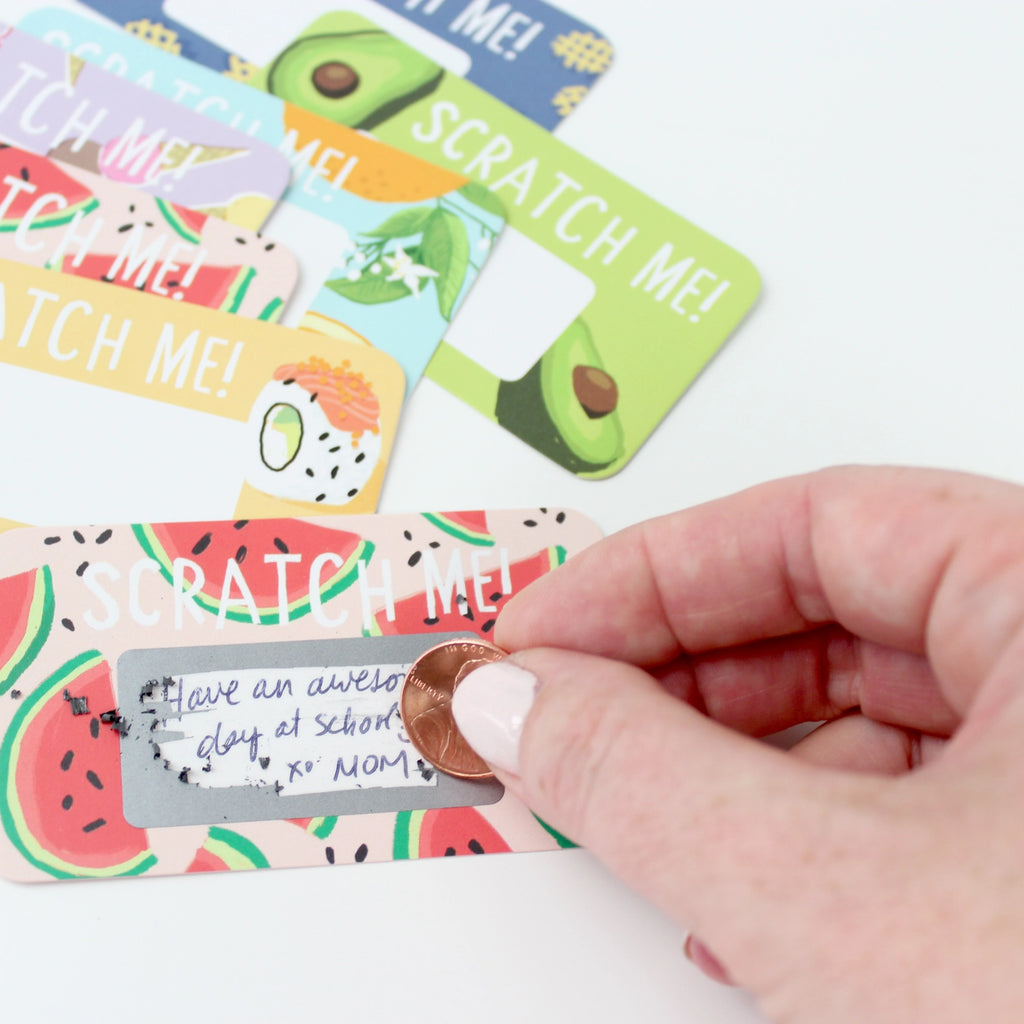 Scratch-Off Lunchbox Notes, Edition 5 Foodie