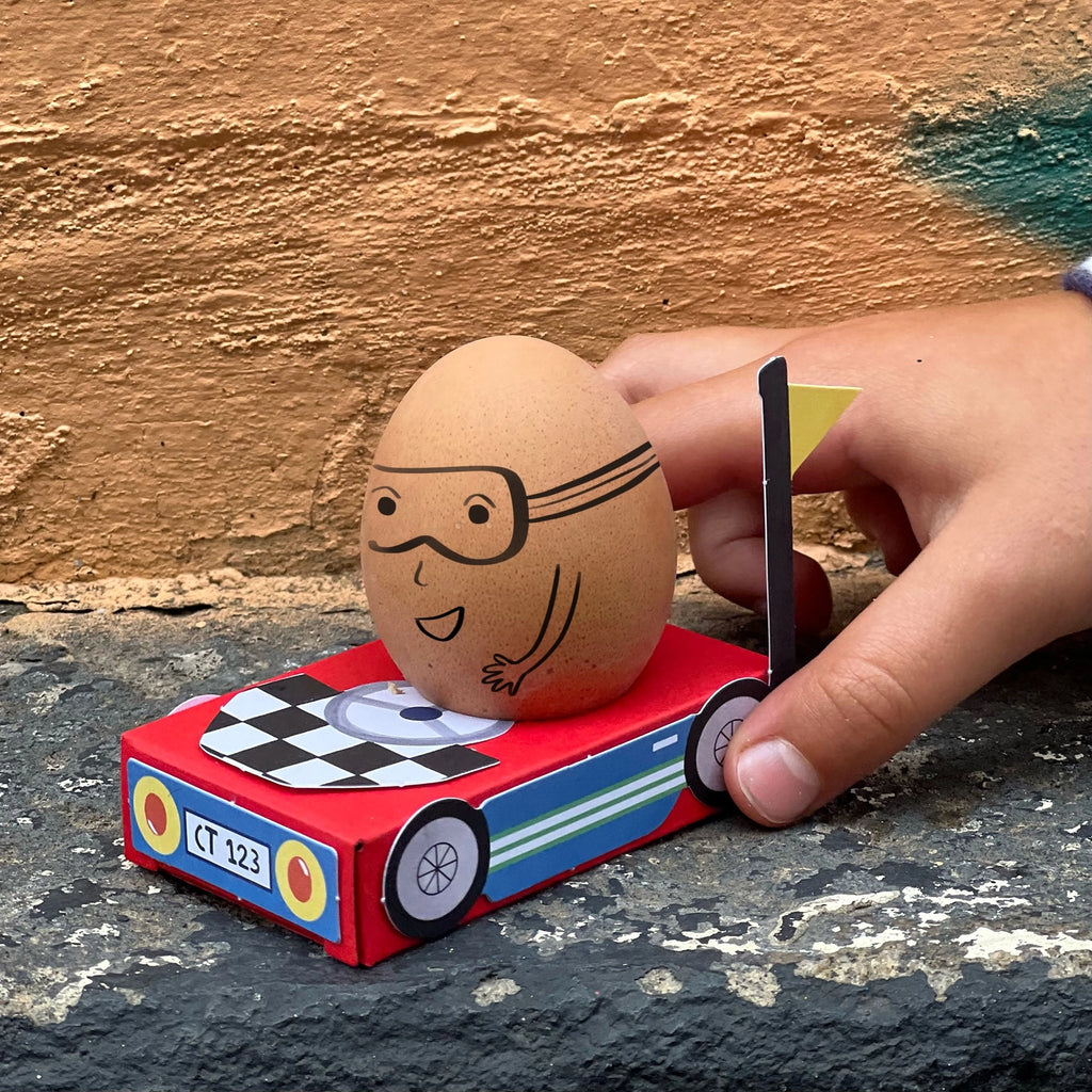 Make Your Own Egg Cup - Matchbox Car