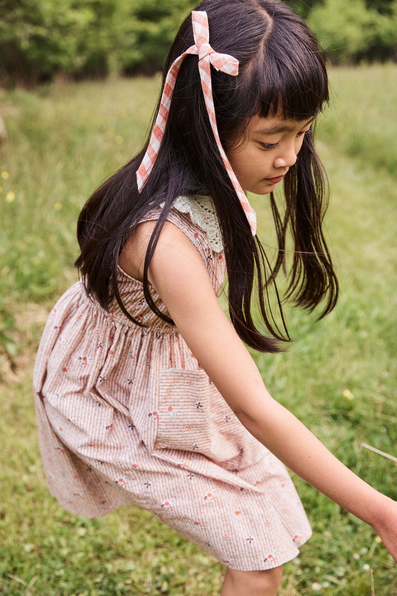 Orla Dress in Flower Ribbon Print