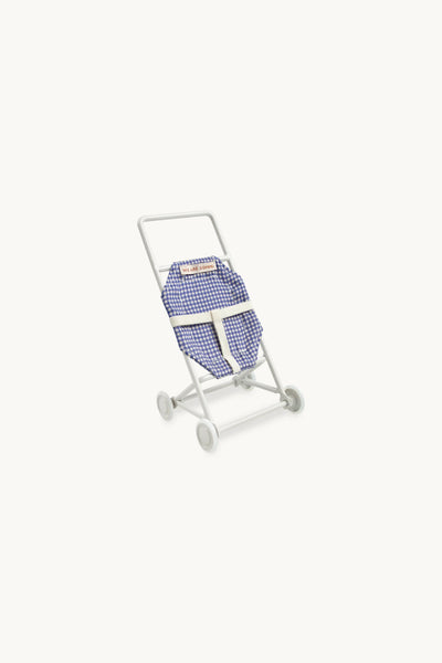 Gommu Pocket Vichy Stroller - Blue